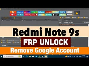 Redmi Note 9s Fastboot FRP Unlock ! Xiaom Note 9s Google Account Remove UnlockTool 2024
