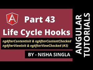 Angular Life Cycle Hook #Part3 | content vs view (Tutorial 43)