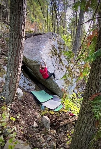 ASHWAGANDHA - V5 - Bealby Nova Boulders, Nelson, BC