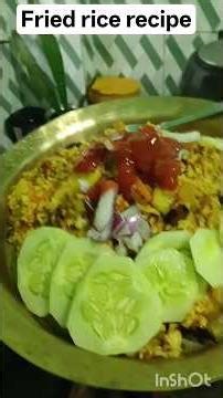 sabji ke sath fried rice recipe