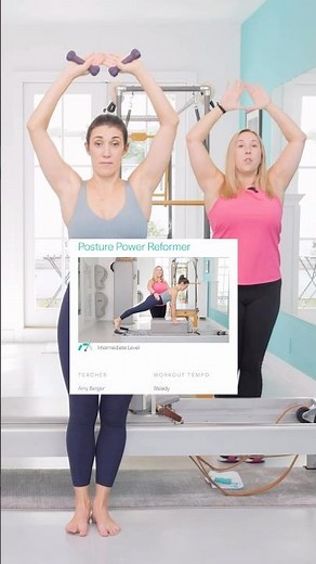 Posture Power Reformer: Slow Flow Workout with Amy Berger #reformerpilates #pilatesworkout