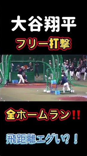 大谷翔平フリー打撃‼️全ホームラン集‼️#大谷 #大谷翔平#wbc #フリー打撃 #大谷ホームラン