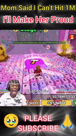 Can i Pass The Stage With INF Speed?!👀 #keyboardescape #roblox #gaming #usa