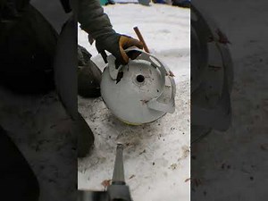 How to check if a propane tank is empty and remove the brass valve.