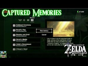 Zelda: Breath of the Wild - All Captured Memories Cutscenes (Played In Order - BotW Movie)