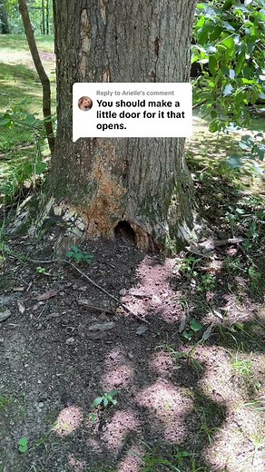 Decorating a Cozy Fairy House with a Little Door and Window