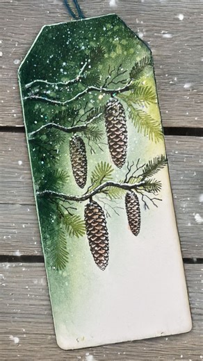 Lavinia Stamps on Instagram: "Tracey’s first Quick Craft using the New Faelight Chronicles Collection to create a beautiful Tag ✨ Quick Crafts: Join Tracey in this mesmerising tutorial as she shares some inspiration with what you can do with some of the stamps from this new collection 🤩 Showing how you can build depth into your scene and then blend in the stamps to add that mystical atmosphere on a wonderful wintery scene 💚 If you would like to find the products that Tracey used in this video,