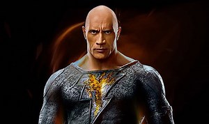Black Adam promotional posters feature Dwayne Johnson’s DC antihero and the Justice Society of America