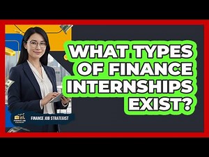 What types of finance internships exist?