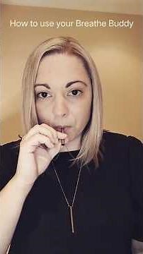 Breathing Necklace for Anxiety & to Quit Smoking - How to use #BreatheBuddy #Breathingnecklace