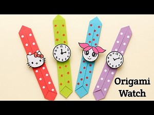 DIY Paper Watch Step by Step | Best Paper Craft | Easy & Beautiful Craft | School Project Idea