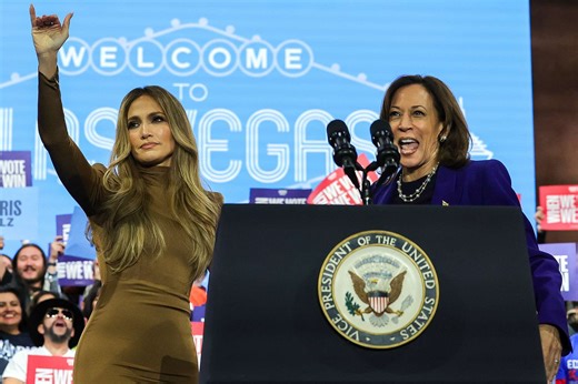 J.Lo cried during impassioned speech for Puerto Ricans at Kamala Harris rally: 'Let's get loud'