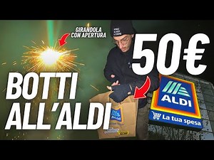 Compro e SPARO i BOTTI di CAPODANNO 2026 dell'ALDI: Shopping Tour, Unboxing e SPARO!