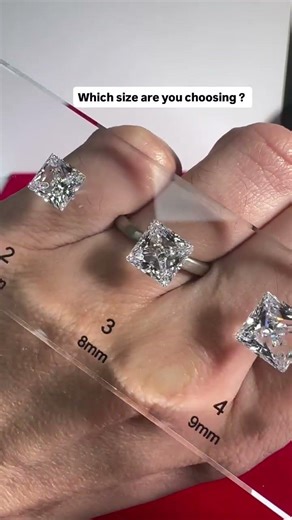 Which Princess Cut Diamond Size is Best? 💍 Lab Grown Comparison & Guide