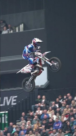 65cc sends 65ft jump! #littlejohn #dirtbike #dirtbikekidz #arenacross #champ #65cc