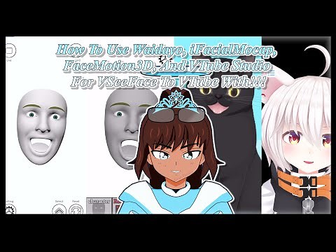 How To Use Waidayo, iFacialMocap, FaceMotion3D, And VTube Studio For VSeeFace To VTube With!!!
