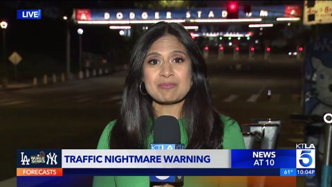 L.A. locals prepare for major traffic jams due to World Series, other events this weekend