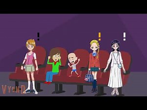 Classic Caillou Ruins Hikari Kujo's special day and Gets Grounded