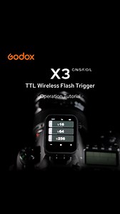 Godox Global on Instagram: "X3 TTL Wireless Flash Trigger-Operation Tutorial Welcome to the ultimate guide to the X3-your key to unlocking unparalleled efficient lighting control! Check the video and see how to unleash the full potential of your X3. RRP(recommended retail price): Xnano: $89.00 Due to differences in VAT & tax rates, prices may vary in different regions. Link in bio"