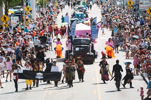 Fort Myers Beach shrimp parade: See photos of floats, costumes, more