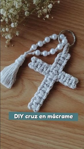 ¿Buscabas un regalo único? Cruz de Macramé Paso a Paso ✨