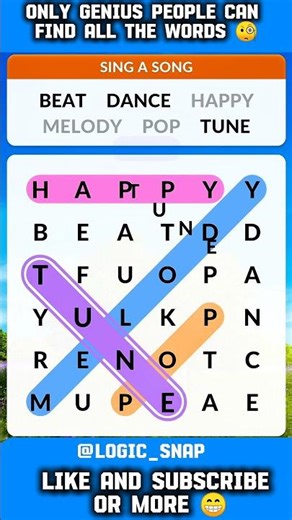 Find the Hidden Words Challenge 🔍 Only 1% Can Solve This! (Hard) #brainteaser