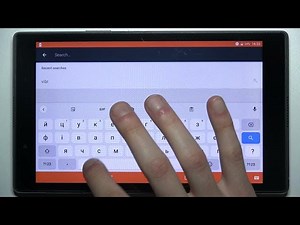 How to Set Up Keyboard Language on LENOVO Tab 4 8 - Find Langu...