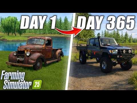 I Survived 30 Days on No Man’s Land | Farming Simulator 25