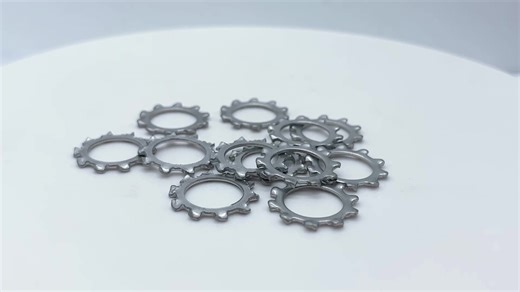 External Serrated Lock Washer 304 Stainless Steel Anti-Loose Spring Washer High Strength Vibration Proof Fastener