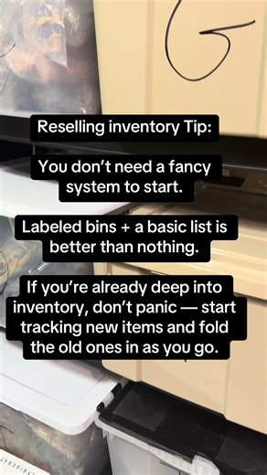 Inventory management does not have to be complicated it can start with a plastic bin and a notebook