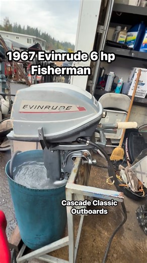 Removed the tiller handle and repaired the linkage, adjusted it and put it back together. Replaced the carb linkage throttle roller and clip. Test ran and tuned the motor in. Everything g works great and as it should. | Cascade Classic Outboards