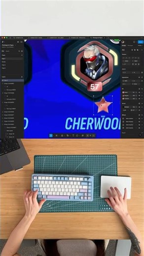 Game UI in Figma but in 70 x speed
