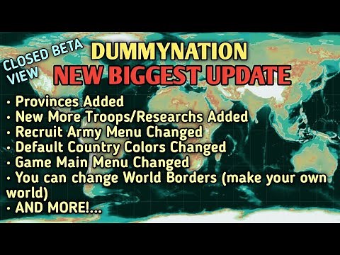 Dummynation Update Preview