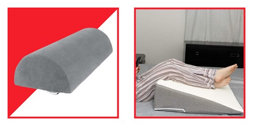 A Leg Elevation Pillow Might Help Reduce Swelling