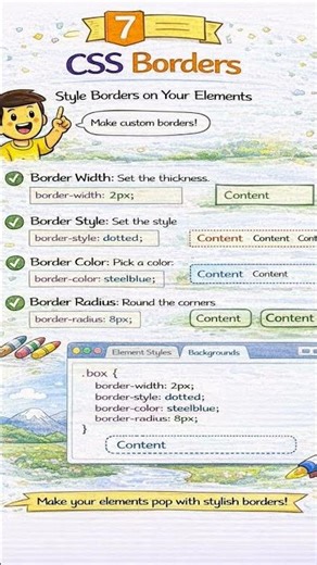 CSS Borders #bootstrap
