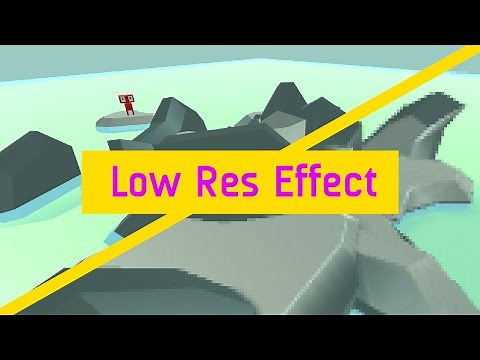 Low Res Pixelated Rendering In Unity (Tutorial)