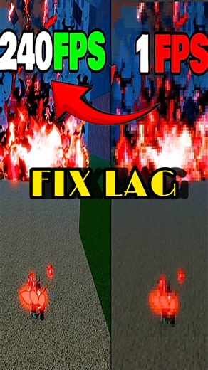 FIX LAG WITH ONLY ONE SETTING 🔥😱 #bloxfurit #bloxfruits #fixlagroblox #roblox #viralshort #lagfix
