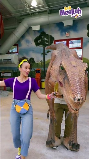 ¡Un día prehistórico con #Meekah y Stanley! 🦖🌋 #Descubrimiento #Niños