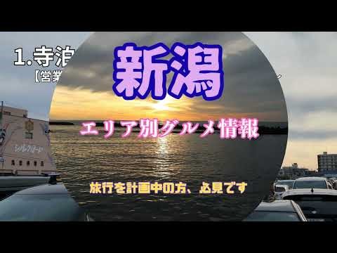 【新潟グルメ】旅行計画中の方はチェックして下さい