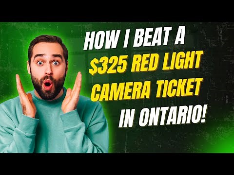 How to Beat a Red Light Camera Ticket in Ontario (2025) | Legal Tips That Actually Work!