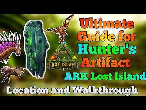 ARK Lost Island Artifact of the Hunter Cave location and Walkthrough