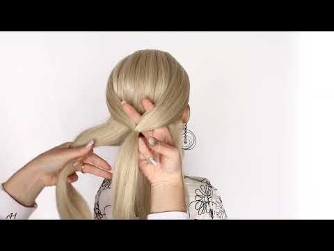 Easy hairstyles anyone can do in minutes ✨ #easyhairstyle #quickhair #hairtutorial #hairreels