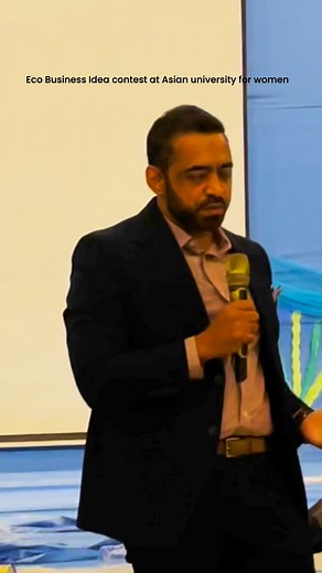 Eco Business Idea Contest at AUW – we witnessed some truly amazing, innovative, and creative business ideas from our youth! It was an honor to serve as a judge at this inspiring event. | Tanvir Shahriar Rimon