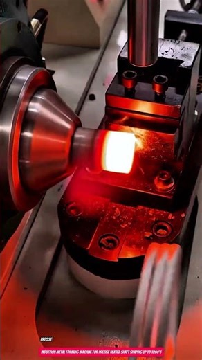 Induction Metal Forming Machine for Precise Heated Shaft Shaping up to 1200°C
