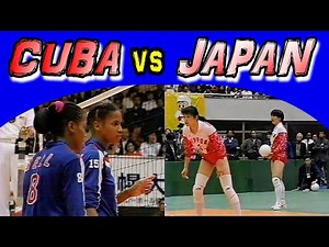 日本ｘキューバ 第28回NHK杯バレーボール 1991 JAPAN vs CUBA / 中田久美・大林素子・斎藤真由美・多治見麻子・佐藤伊知子/Mireya Luis/Magaly Carvajal