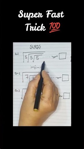 Ultimate trick for infinity square roots | #maths #mathstricks #mathtrick #jee #railway