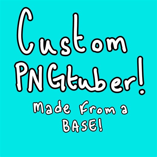 Custom Png-tuber  Model! Made From a Base! (you MUST DM Me Before Ordering.) - Etsy