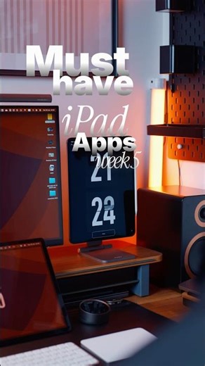This iPad app is a must have! #ipadpro #ipadapps #productivity #desksetup
