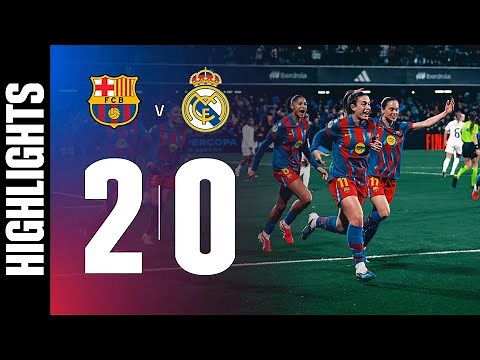 HIGHLIGHTS | FC BARCELONA 2 vs 0 REAL MADRID | SPANISH SUPER CUP FINAL 2026🔵🔴