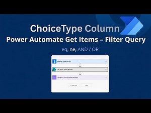 Power Automate Get Items OData Filter Query – Choice Column in SharePoint